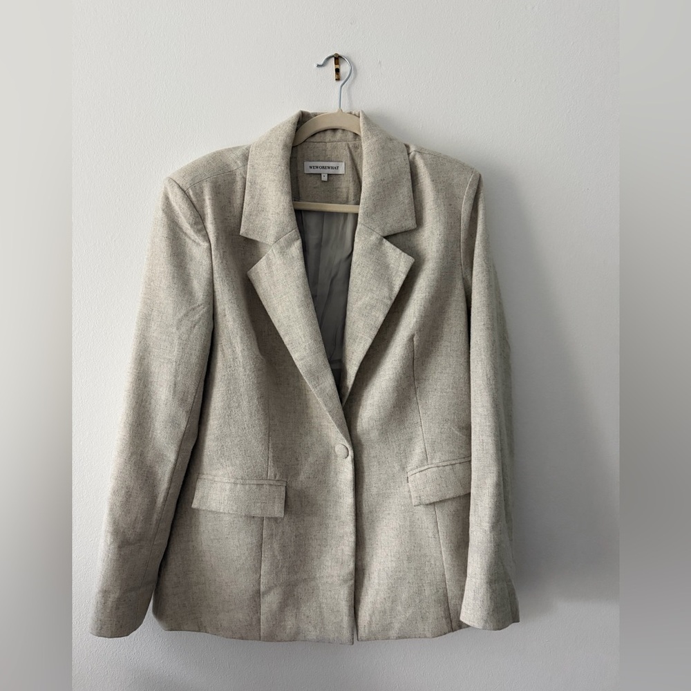 WeWoreWhat relaxed wool Blazer